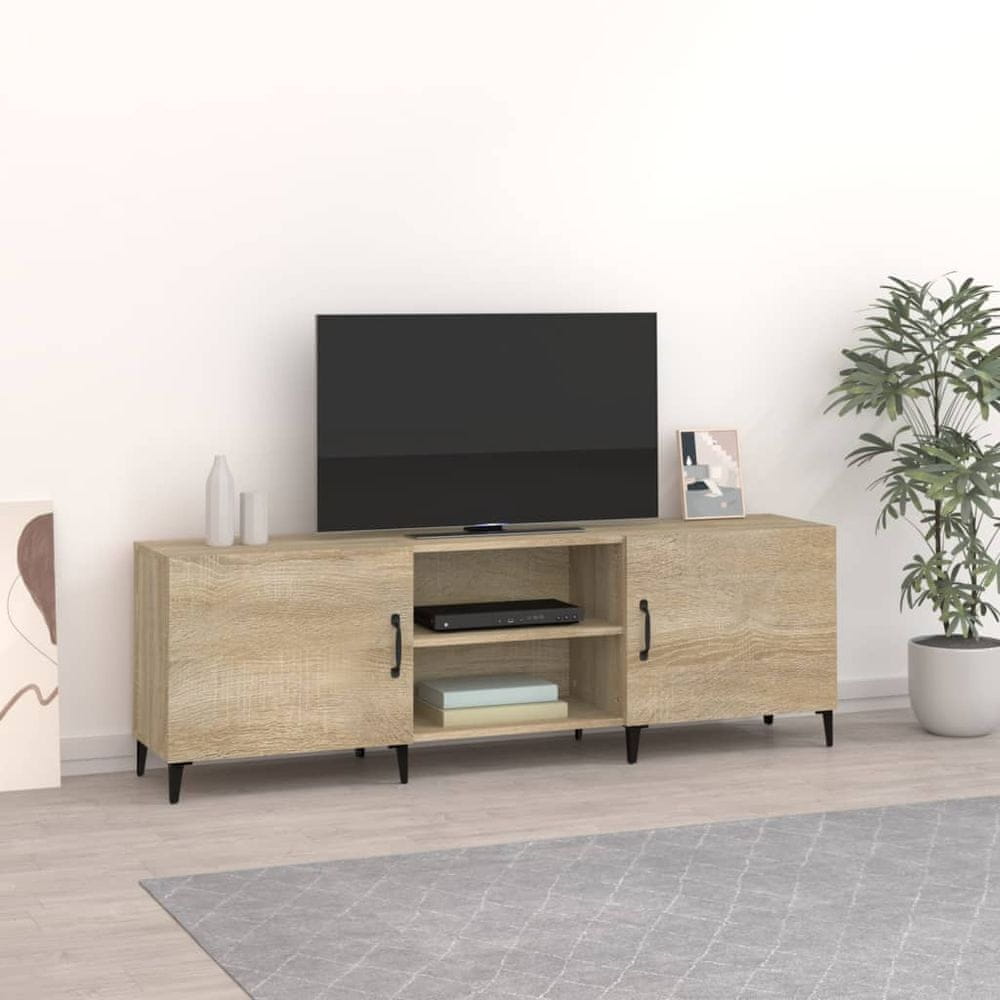 Vidaxl TV skrinka farba dubu sonoma 150x30x50 cm spracované drevo